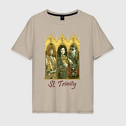 Футболка оверсайз мужская St trinity, цвет: миндальный