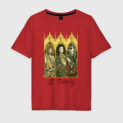 Футболка оверсайз мужская St trinity, цвет: красный