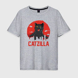 Футболка оверсайз мужская Catzilla, цвет: меланж