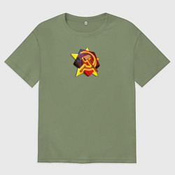 Мужская футболка оверсайз Red Alert: СССР