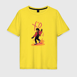 Футболка оверсайз мужская Dance man, цвет: желтый