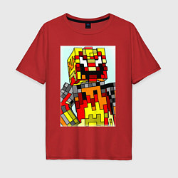 Мужская футболка оверсайз Desondra2024 In Minecraft