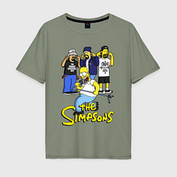 Мужская футболка оверсайз Simpsons - Cypress hill