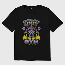 Футболка оверсайз мужская Absolute unit gym, цвет: черный