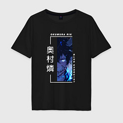 Мужская футболка оверсайз Blue Exorcist - Okumura Rin