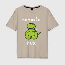 Мужская футболка оверсайз Namaste Rex