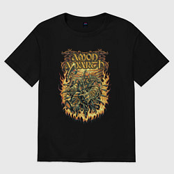 Футболка оверсайз мужская Amon Amarth Skal, цвет: черный