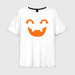 Мужская футболка оверсайз Orange smile