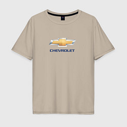 Мужская футболка оверсайз Chevrolet авто бренд
