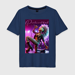 Мужская футболка оверсайз Барби поёт панк-рок