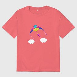 Мужская футболка оверсайз Воздушный змей