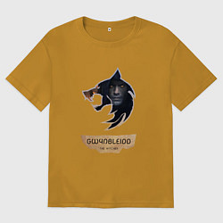 Мужская футболка оверсайз The Witcher - Gwynbleidd