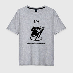Мужская футболка оверсайз Depeche Mode - black celebration box