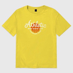 Футболка оверсайз мужская Athletic basketball, цвет: желтый