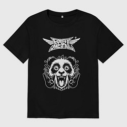 Мужская футболка оверсайз Babymetal rock panda