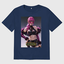 Мужская футболка оверсайз Akali Kda League Of Legends