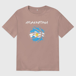 Мужская футболка оверсайз Баскетбол Аргентины