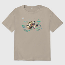 Мужская футболка оверсайз Саю Геншин Импакт