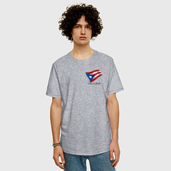 Футболка оверсайз мужская Im Cuban - motto, цвет: меланж — фото 2