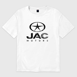 Футболка оверсайз мужская Jac - logo, цвет: белый