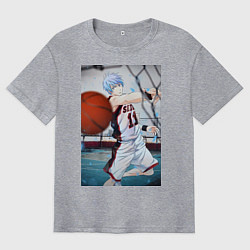 Мужская футболка оверсайз Баскетбол Тэцуя Куроко