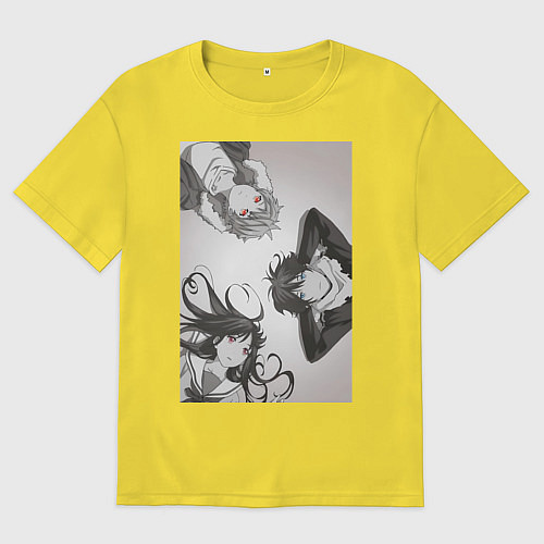 Мужская футболка оверсайз Бездомный бог Хиёри Ики / Желтый – фото 1