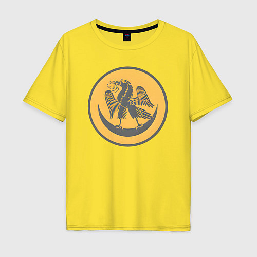 Мужская футболка оверсайз Пальмира Total War: Rome II - Empire Divided / Желтый – фото 1