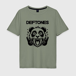 Мужская футболка оверсайз Deftones - rock panda
