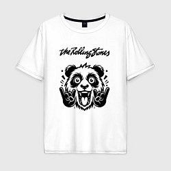 Мужская футболка оверсайз Rolling Stones - rock panda