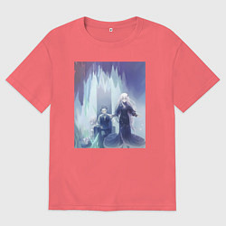 Мужская футболка оверсайз Жизнь с нуля в альтернативном мире