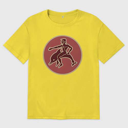 Мужская футболка оверсайз Тарас Total War: Rome II - Rise of the Republic / Желтый – фото 1