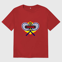 Мужская футболка оверсайз Тенниска