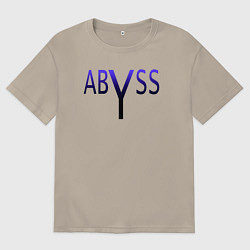 Мужская футболка оверсайз Бездна