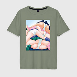 Мужская футболка оверсайз Senpai секси