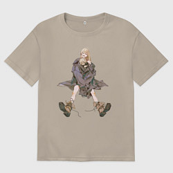 Мужская футболка оверсайз Ведьма и чудовище Гидо