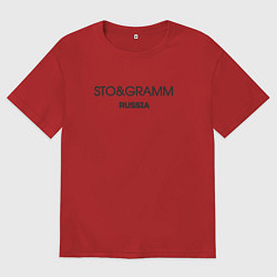 Мужская футболка оверсайз Sto and gramm - сто грамм