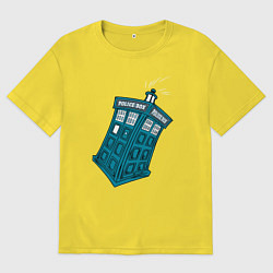 Мужская футболка оверсайз Adventure tardis