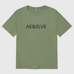 Мужская футболка оверсайз Ак XLVII