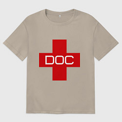 Мужская футболка оверсайз Доктор
