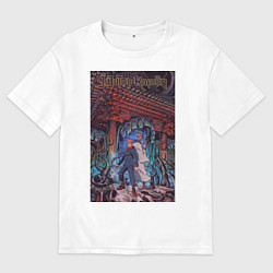 Футболка оверсайз мужская Магическая битва Юдзи Итадори Сукуна Рёмэн, цвет: белый