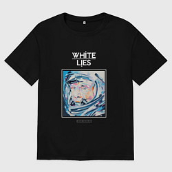Футболка оверсайз мужская White Lies - Big TV new merch, цвет: черный