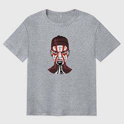 Футболка оверсайз мужская Senua - Hellblade, цвет: меланж