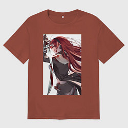 Мужская футболка оверсайз Реинкарнация безработного Бореас Грейрат