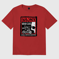 Футболка оверсайз мужская Bronx, цвет: красный