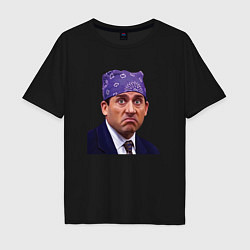 Футболка оверсайз мужская Prison mike Michael Scott офис, цвет: черный