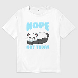 Мужская футболка оверсайз Неа не сегодня