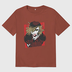 Мужская футболка оверсайз Клинок рассекающий демонов 2 Высшая Луна Доума