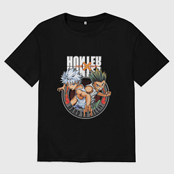 Мужская футболка оверсайз Hunter x Hunter Килуа и Гон