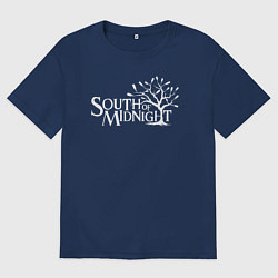 Мужская футболка оверсайз South of midnight logo