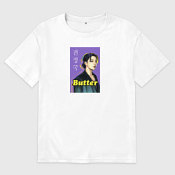 Футболка оверсайз мужская Butter JK, цвет: белый